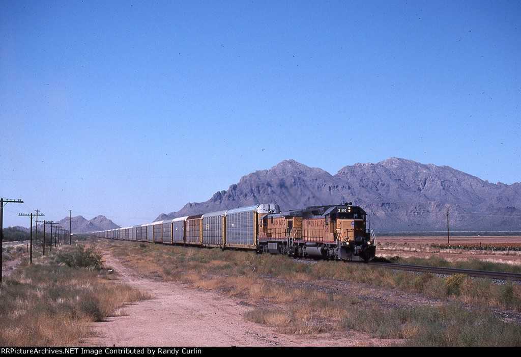 UP 3160 near Wymola